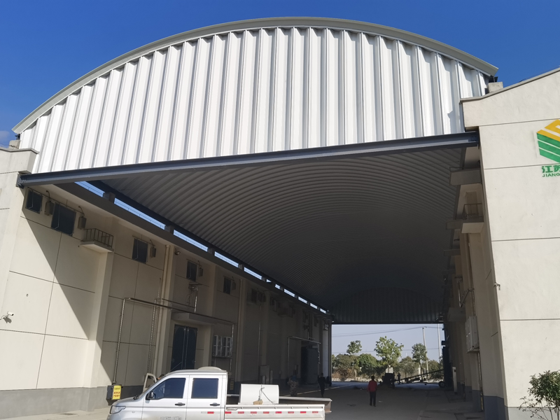 江蘇揚州糧食儲備庫拱形屋面工程